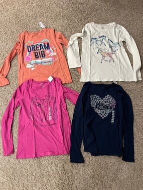 NWT Kids Long-Sleeve Graphic Tee - lot of 4 (size xl/14)